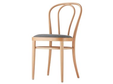 Upholstered wooden chair 218 P Thonet