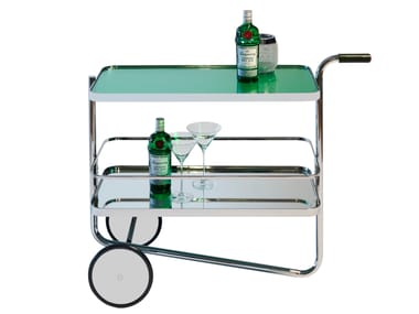 Thonet, S 179 TANQUERAY Carrello portavivande in acciaio