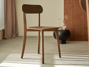 Silla de caoba ABEL Tikamoon