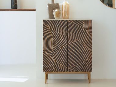 Mango highboard with doors BILAL Tikamoon