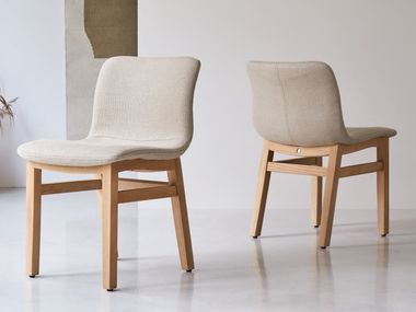 Silla tapizada de lino COCOON Tikamoon
