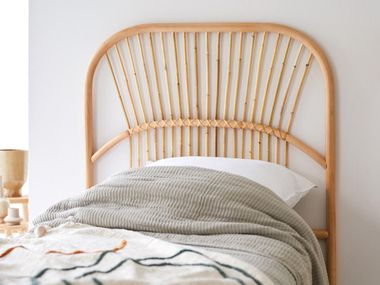 Testiera alta in rattan per letto singolo COLETTE Tikamoon