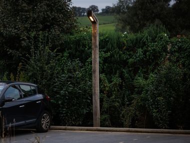 Farola LED de madera STELLE timberlab