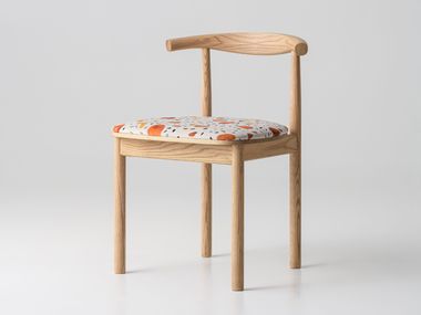 Sedia in legno massello con schienale aperto CALM Tivoli