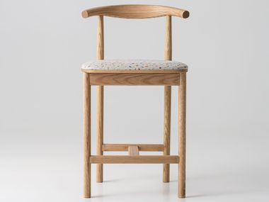 Sgabello alto in legno massello CALM Tivoli