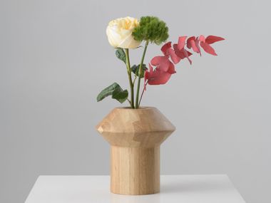 Vaso rotondo in rovere MODULA Tivoli