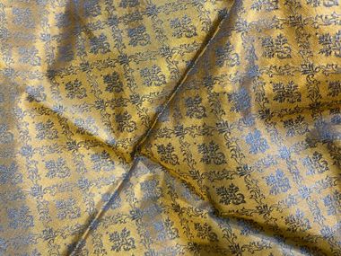 Tessuto lavorato a mano jacquard in seta TANCHOI SILK FUSION Tohora
