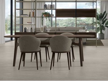 Barrel-shaped wooden table AMERIGO Tomasella