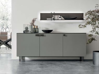 Wooden sideboard with doors BASILEA Tomasella