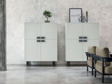 Highboard with doors BASILEA Tomasella