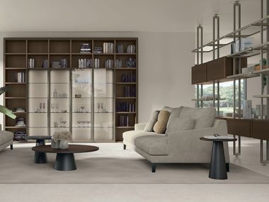 Round wooden coffee table CONO Tomasella