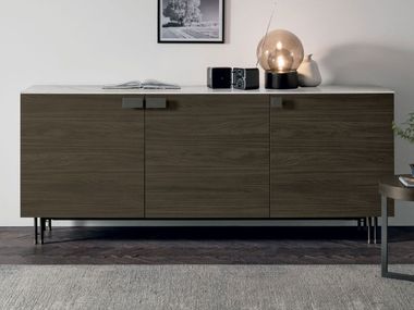 Wooden sideboard with doors PROMETEO Tomasella