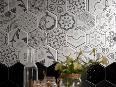 Glazed porcelain stoneware wall tiles EXAMATT Tonalite