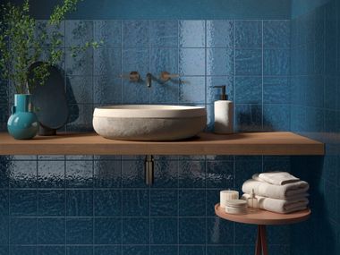 Glazed stoneware wall tiles MURANO Tonalite