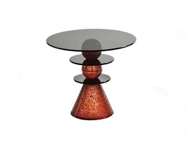 Glass side table CENERENTOLA Tonelli Design