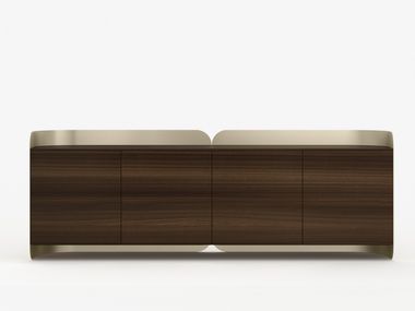 Metal and wood sideboard DIMORA Tonelli Design