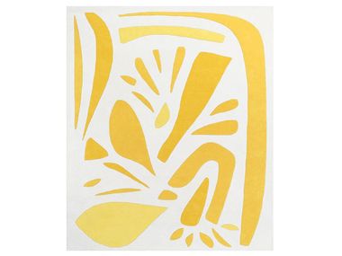 Handmade wool rug ALPHA JAUNE Toulemonde Bochart