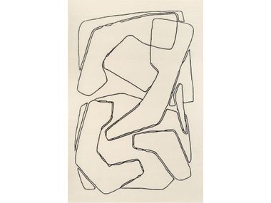 Rectangular handmade rug AMALGAME Toulemonde Bochart