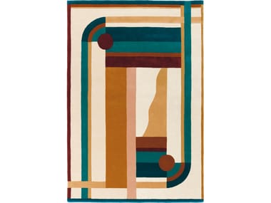 Tappeto a motivi in lana HACIENDA Toulemonde Bochart