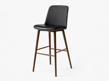 Sgabello da bar imbottito con seduta imbottita RELY HW137 &Tradition