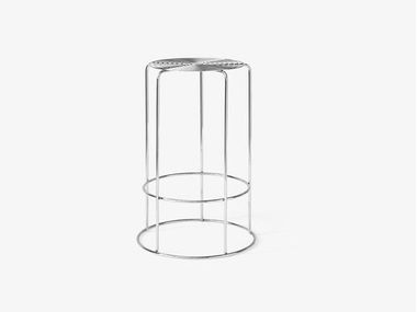 Steel stool WIRE COUNTER STOOL VP15 &Tradition