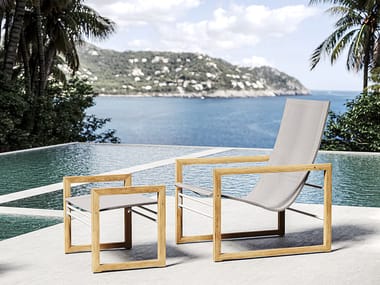 Poltrona da giardino in teak SOFIA LOUNGE Traditional Teak