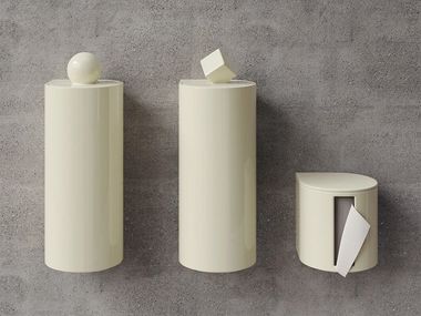 Portarotolo, scopino e pattumiera TRIUM CREMA Trone