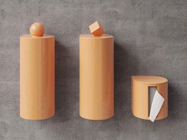 Portarotolo, scopino e pattumiera TRIUM PESCA Trone