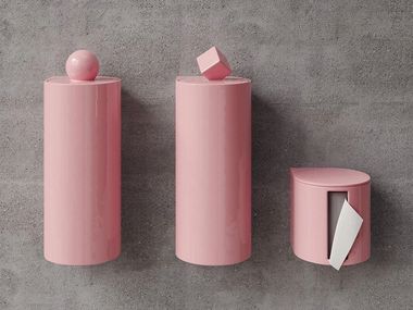 Portarotolo, scopino e pattumiera TRIUM ROSA Trone