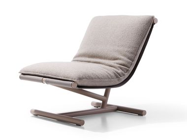 Poltrona a sbalzo in metallo FARFALLA True Design