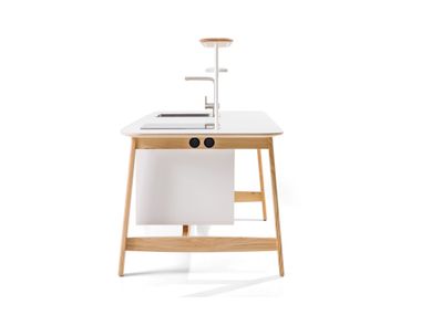 Miniküche aus Holz FLAP KITCHEN True Design