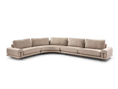 Modular corner fabric sofa BLUES Turri