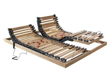 Adjustable electric slatted beech bed base ERGO PLUS Twils