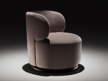 Twils, MILOS Poltrona in tessuto con braccioli