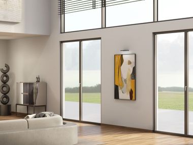 Flügelfenster aus Aluminium CX 650 Twin Systems