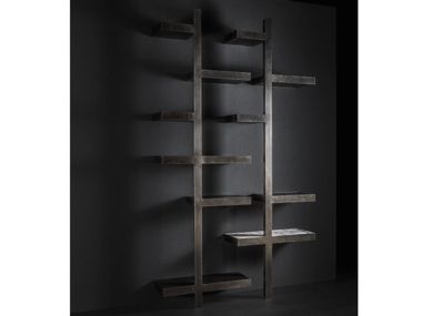 Wall-mounted metal bookcase UNICODE Henge