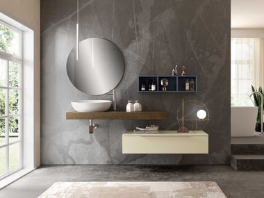 Single washbasin countertop UR01 Mobiltesino