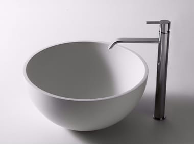 Countertop Cristalplant® washbasin URNA