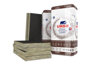 URSA, URSA TERRA 62/VR Pannello idrofobo in lana minerale per isolamento termoacustico