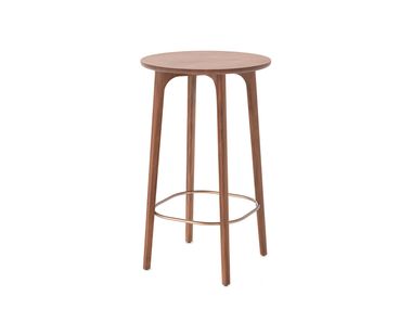 Tavolo alto rotondo in legno UTILITY CAFÉ TABLE H1050 STELLAR WORKS