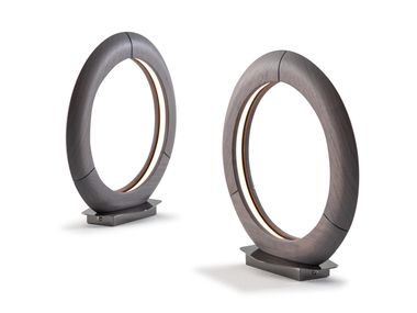 Walnut table lamp EYE Ulivi Salotti