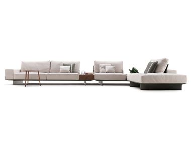 Modulares Sofa aus Leder GRANVILLE Ulivi Salotti