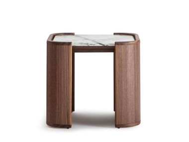 Coffee table in wood and marble KALID Ulivi Salotti