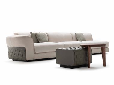 Modulares Sofa aus Leder PLAF SECTIONAL Ulivi Salotti
