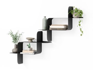 Wooden wall shelf MONTAGE 2PK Umbra