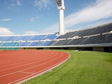 Permeable concrete for draining sub-bases for sports facilities UNICAL DRAIN SPORT Unical