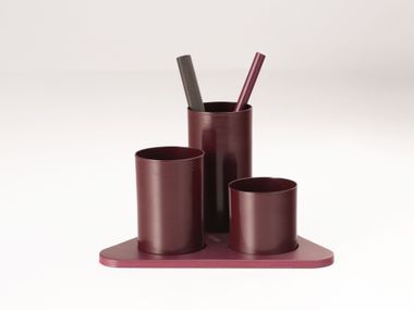 Leather pen holder MANHATTAN Uniqka