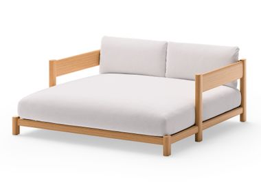 Letto da giardino in teak CORA Unopiù