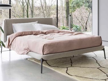 Upholstered double bed VELVET | Bed