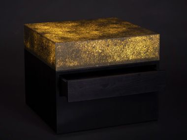 Viaplant® Cast floor lamp / coffee table COLUMNA VIAPLANT